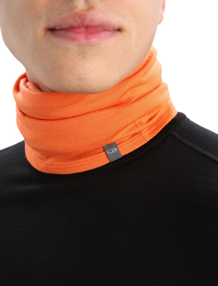 Icebreaker Unisex Merino Flexi Chute Miesten Huivit Oranssi | FI 1069DFMN